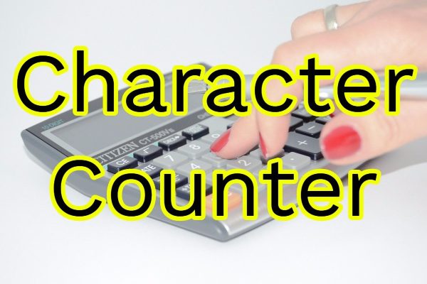 100 % Free Charactor Counter Tool