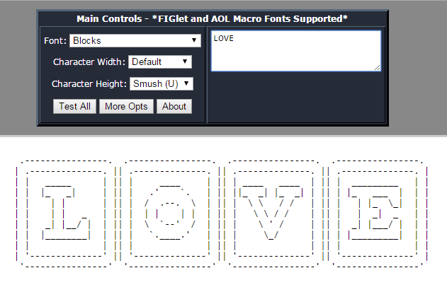 100% Free Text to ASCII Art Converter Tool