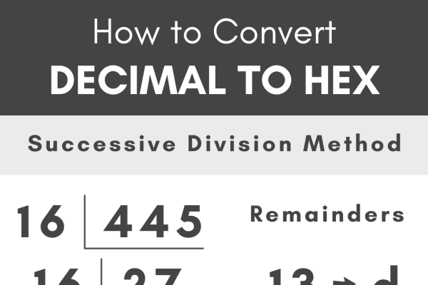 100% Free Decimal to HEX Converter Tool